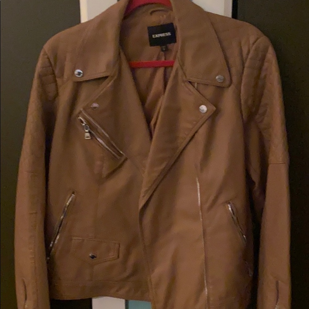 Express faux leather jacket
